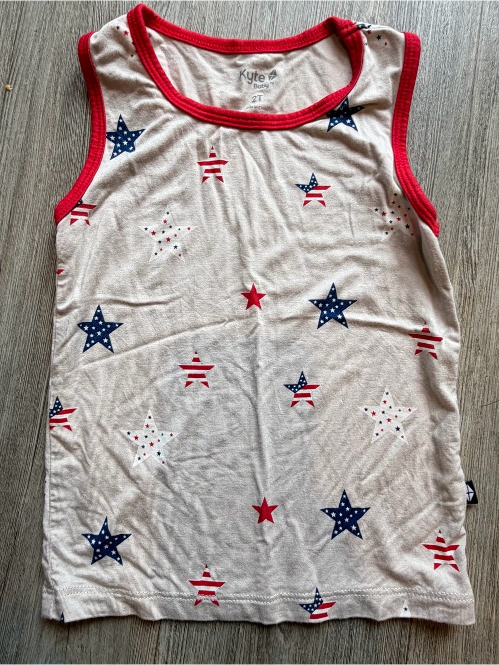 Kyte BABY Red, White & Blue Star Tank Top